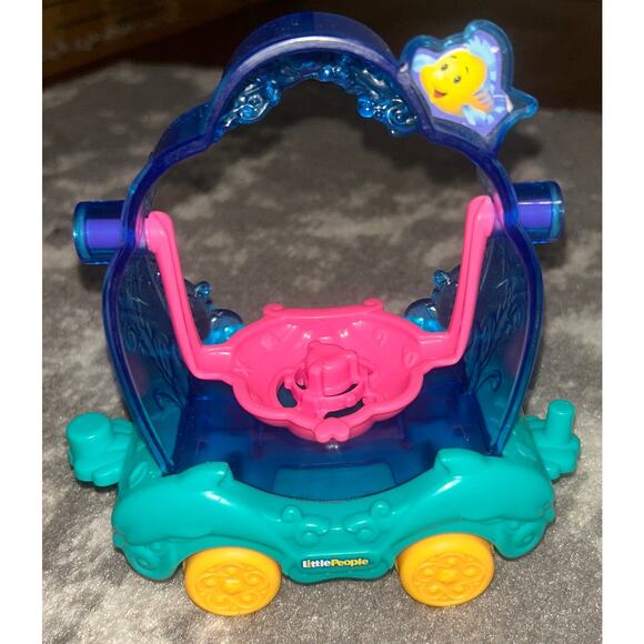 Fisher-Price Little People Disney Princess Parade Arial & Flounder's Float - Picture 2 of 4
